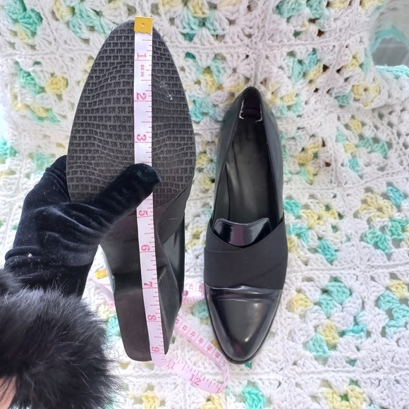 Stuart Weitzman Women's Zoliver Black Block Heeled Loafers Size 6 M US - Picture 8 of 14